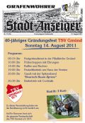 Grafenw&ouml;hrer Stadt-Anzeiger August 2011