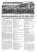Grafenw&ouml;hrer Stadt-Anzeiger M&auml;rz 2014