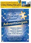 Grafenw&ouml;hrer Stadt-Anzeiger Dezember I 2019
